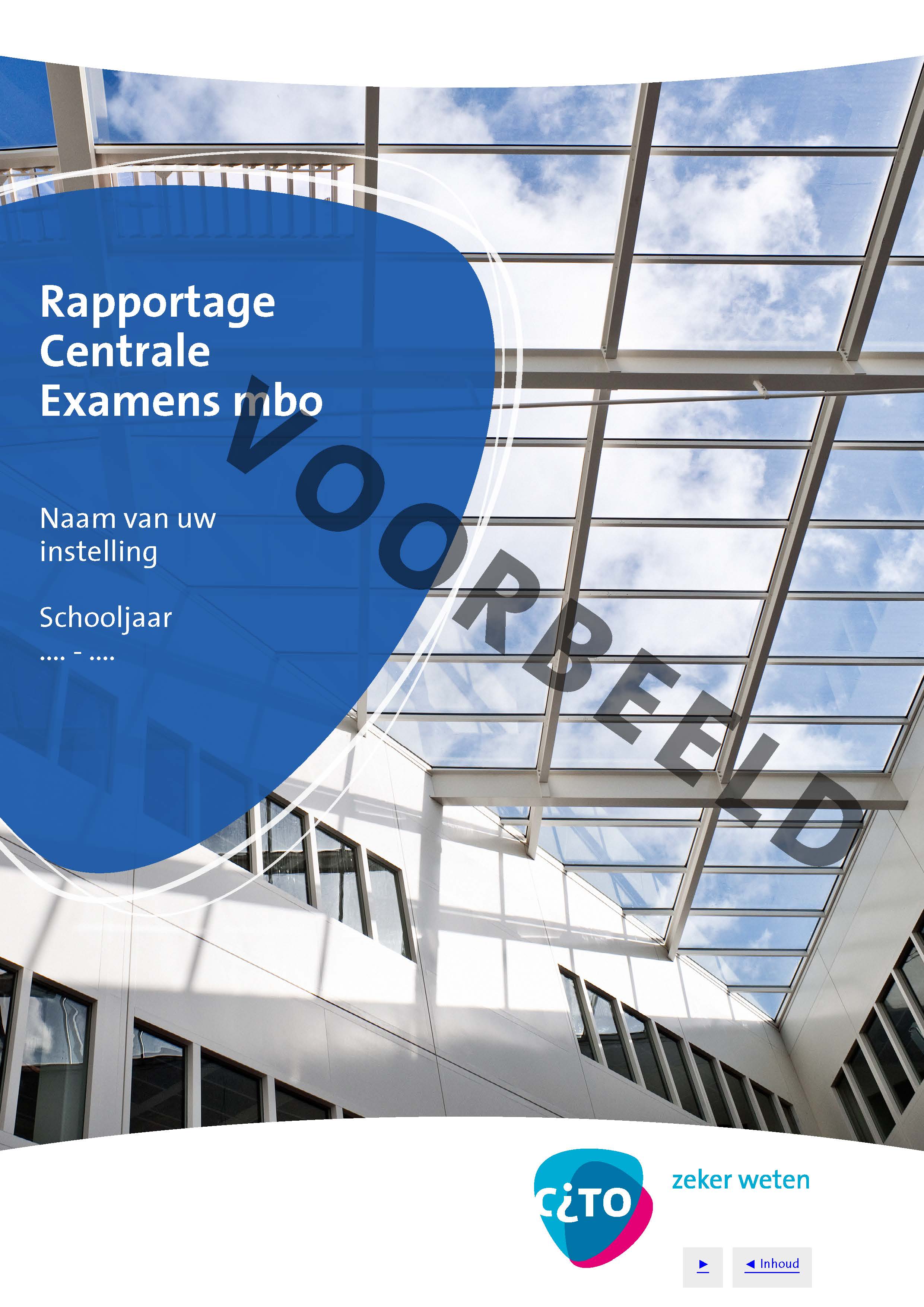 Advies rapportage Centrale Examens mbo